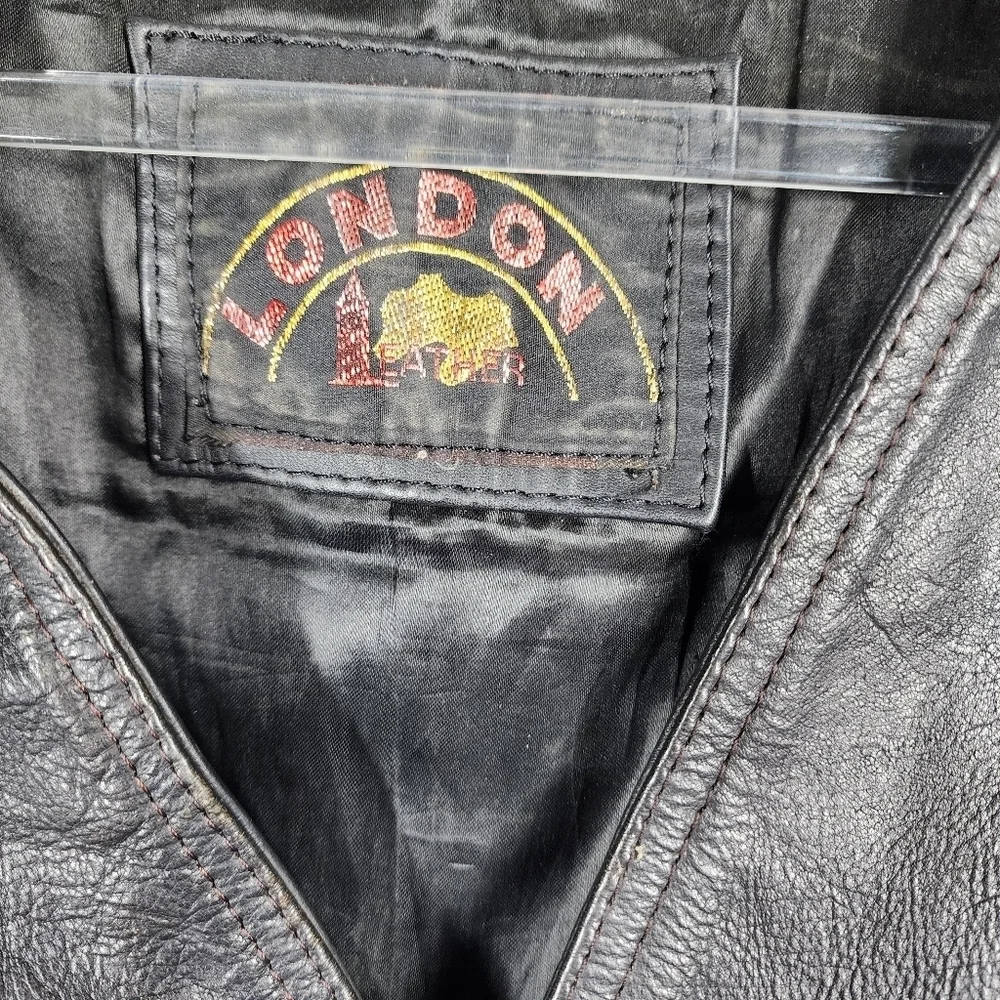 LONDON STUDDED MOTORCYCLE VEST